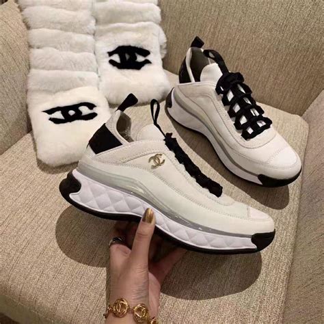 female chanel sneakers.